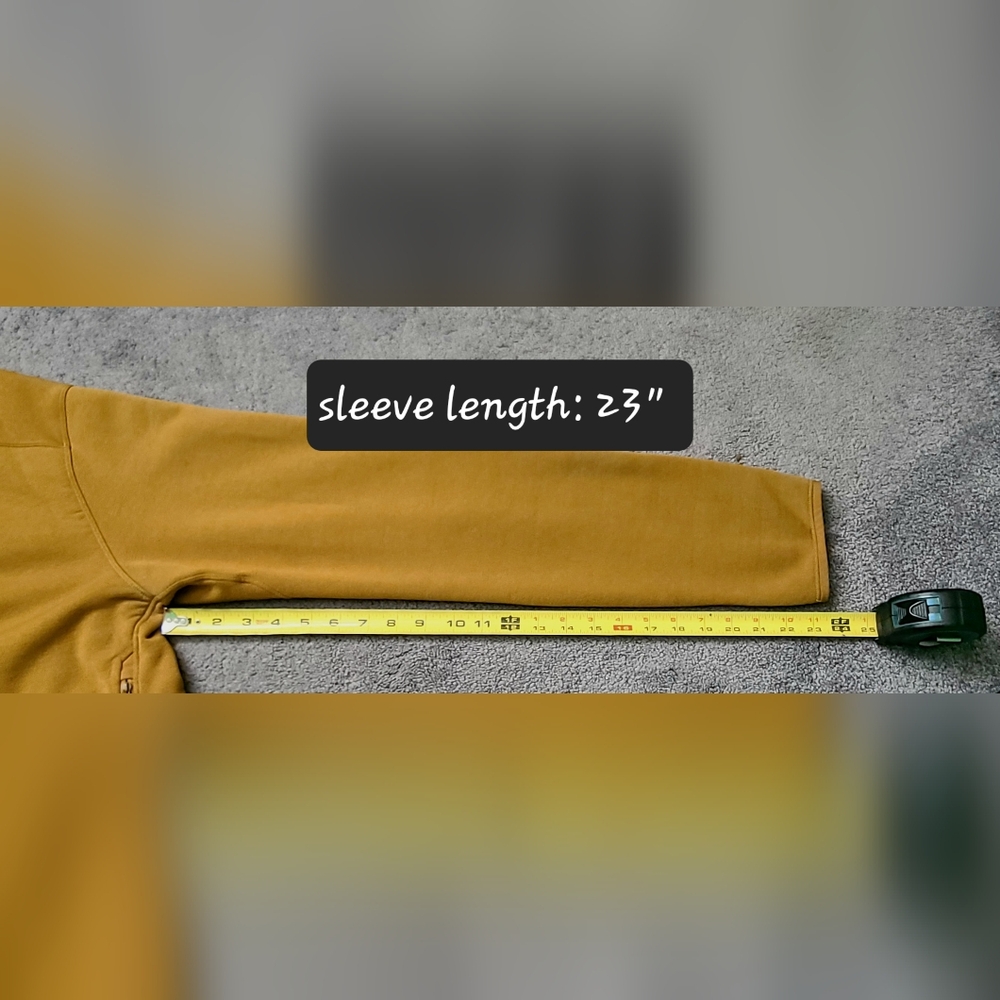 Arc’teryx Kyanite Jacket Men’s Large Full Zip Technical Fleece Gold Mustard - Picture 8 of 9